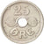 Monnaie, Danemark, Christian X, 25 Öre, 1935, Copenhagen, TTB, Copper-nickel