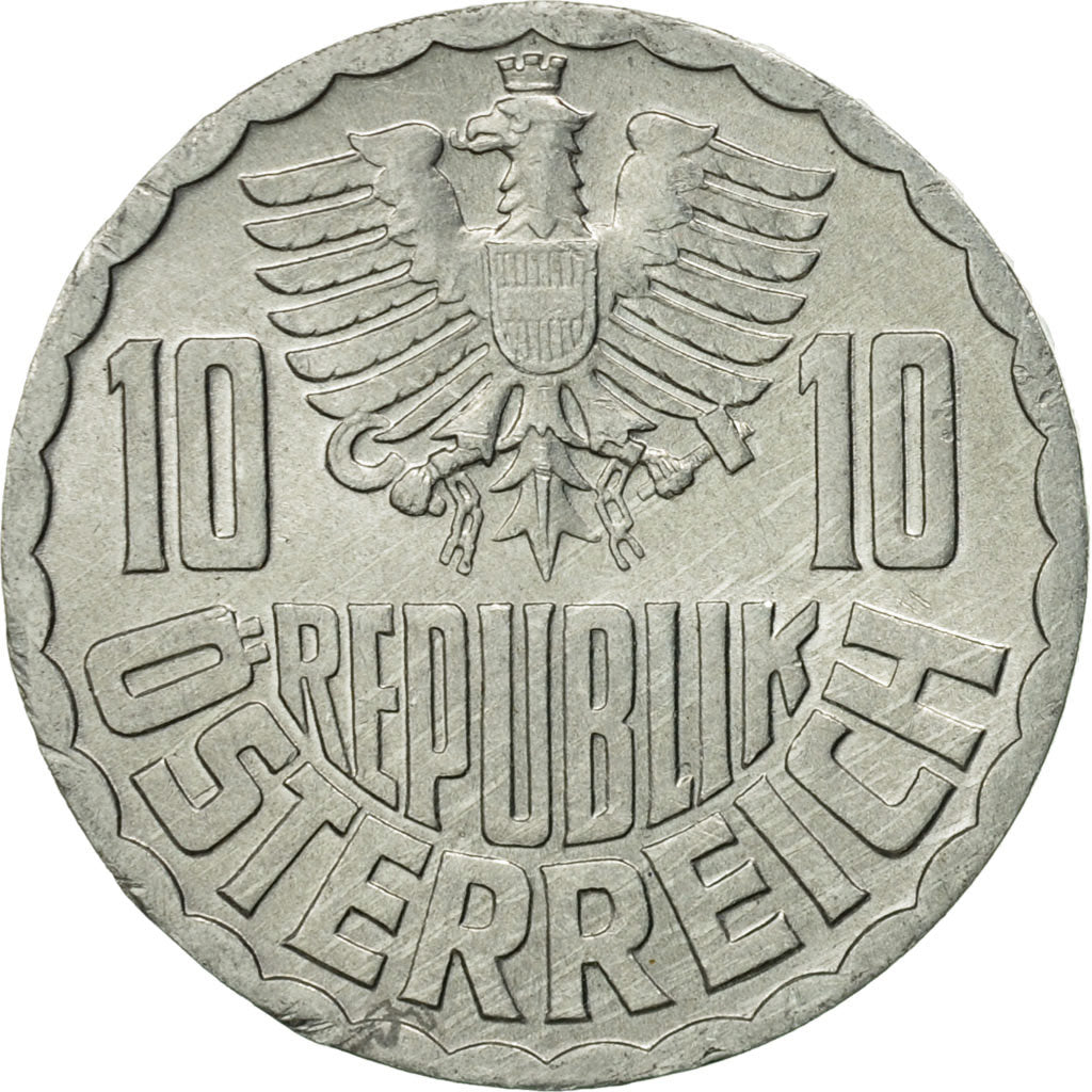 Monnaie, Autriche, 10 Groschen, 1976, Vienna, TTB+, Aluminium, KM:2878