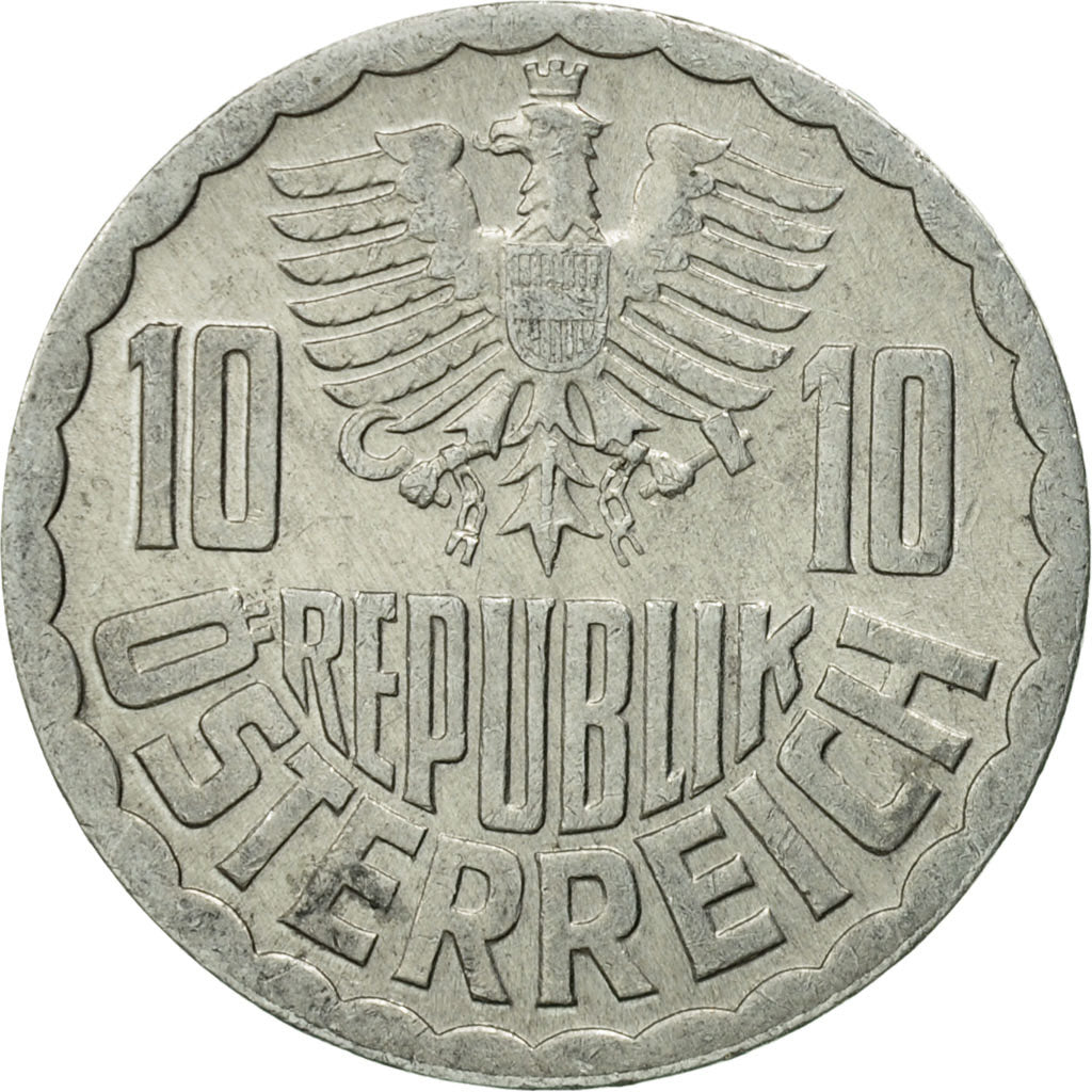 Monnaie, Autriche, 10 Groschen, 1987, Vienna, TTB+, Aluminium, KM:2878