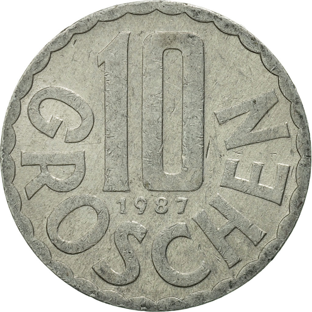 Monnaie, Autriche, 10 Groschen, 1987, Vienna, TTB+, Aluminium, KM:2878