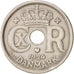 Denmark, Christian X, 25 Öre, 1924, Copenhagen, Copper-nickel, KM 823.1