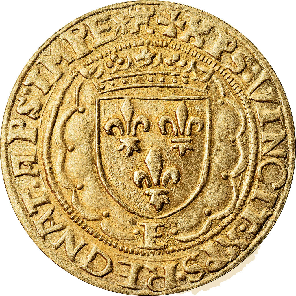 France, Medal, Reproduction Teston de François Ier, MDP, MS(65-70)