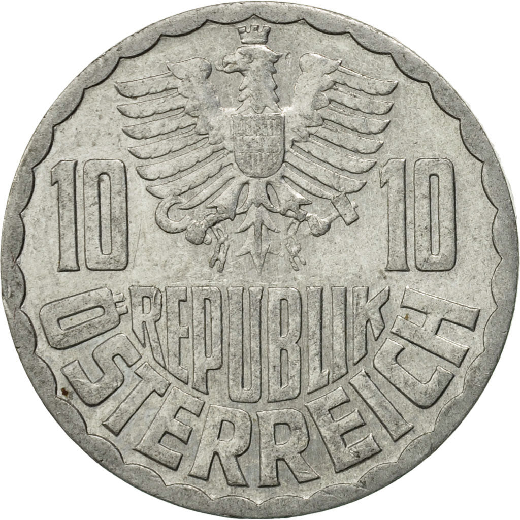 Monnaie, Autriche, 10 Groschen, 1966, Vienna, TTB+, Aluminium, KM:2878