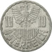 Monnaie, Autriche, 10 Groschen, 1966, Vienna, TTB+, Aluminium, KM:2878