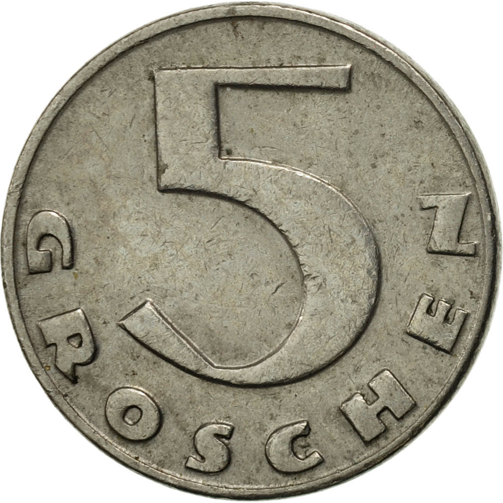Coin, Austria, 5 Groschen, 1931, AU(50-53), Copper-nickel, KM:2846