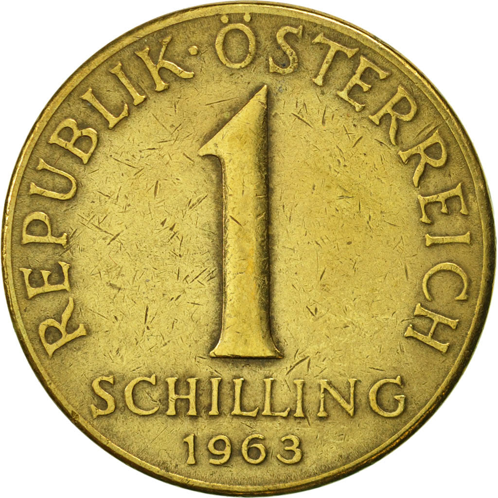 Coin, Austria, Schilling, 1963, EF(40-45), Aluminum-Bronze, KM:2886