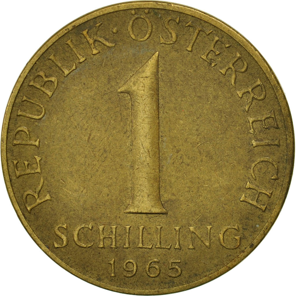 Coin, Austria, Schilling, 1965, EF(40-45), Aluminum-Bronze, KM:2886