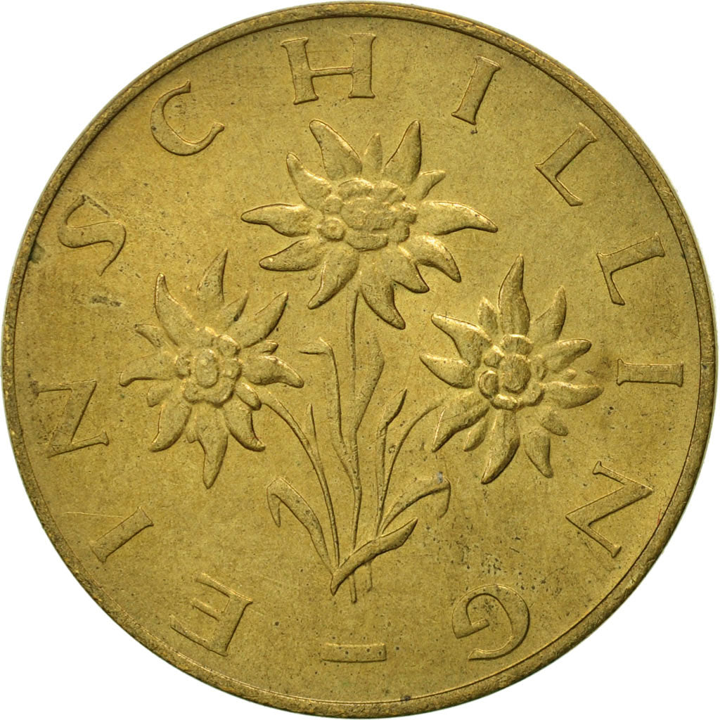 Coin, Austria, Schilling, 1976, EF(40-45), Aluminum-Bronze, KM:2886