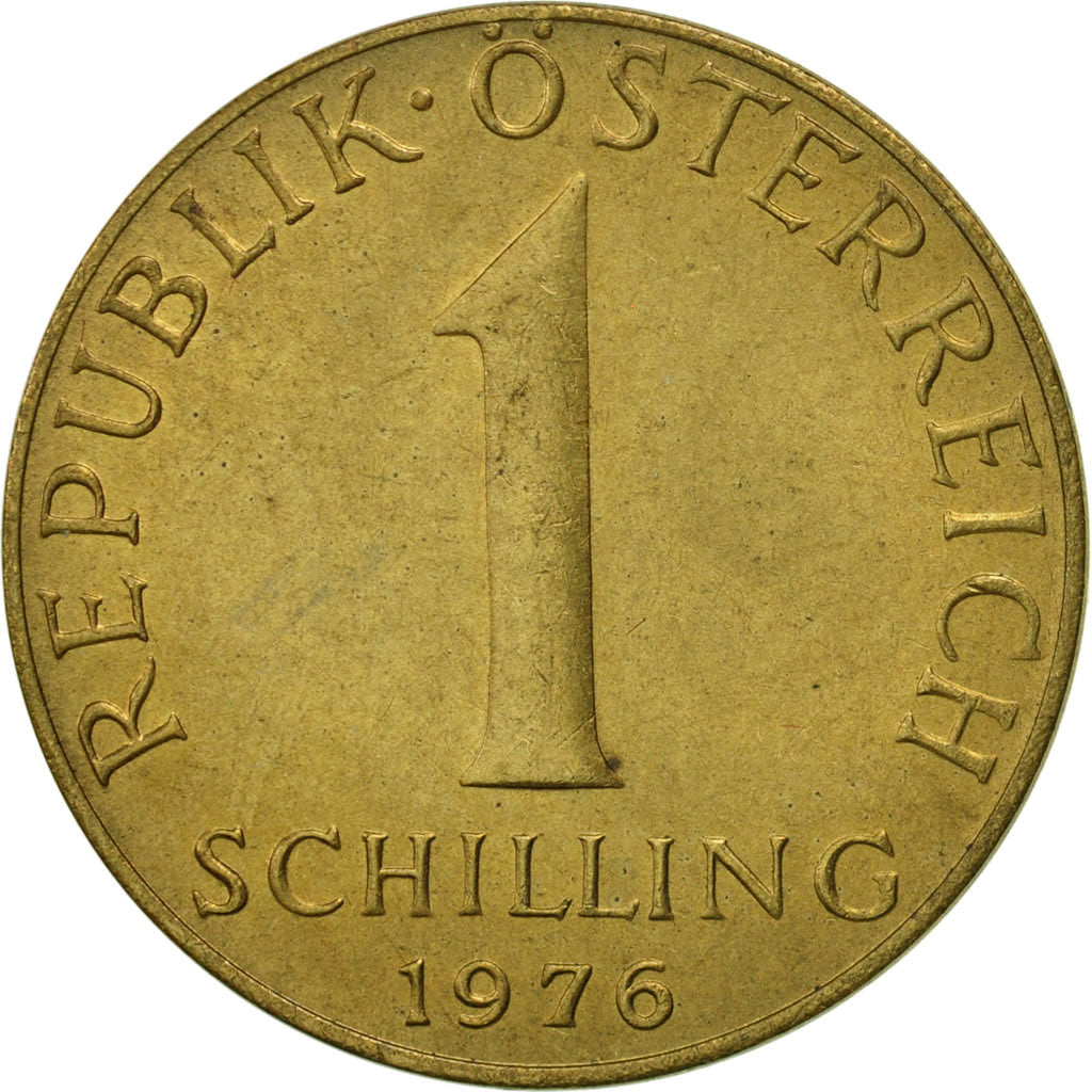 Coin, Austria, Schilling, 1976, EF(40-45), Aluminum-Bronze, KM:2886