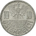 Monnaie, Autriche, 10 Groschen, 1968, Vienna, TTB, Aluminium, KM:2878