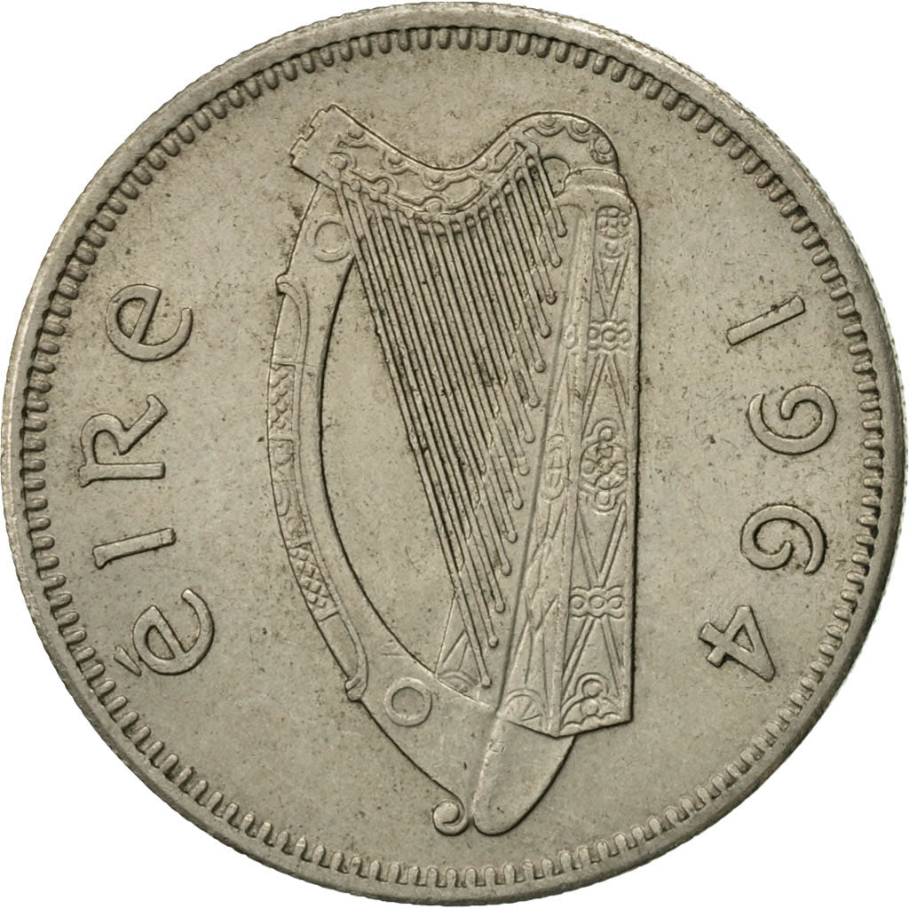Coin, IRELAND REPUBLIC, Shilling, 1964, EF(40-45), Copper-nickel, KM:14A