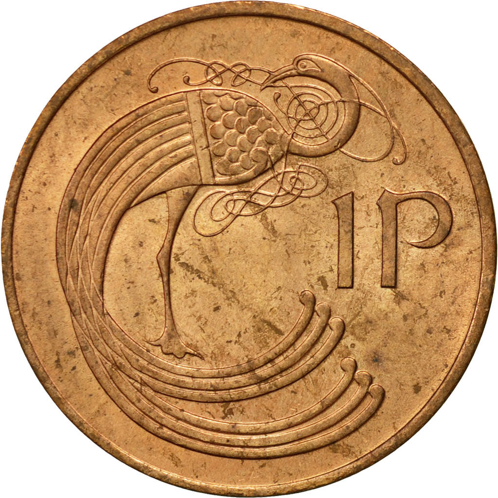 Coin, IRELAND REPUBLIC, Penny, 1971, EF(40-45), Bronze, KM:20
