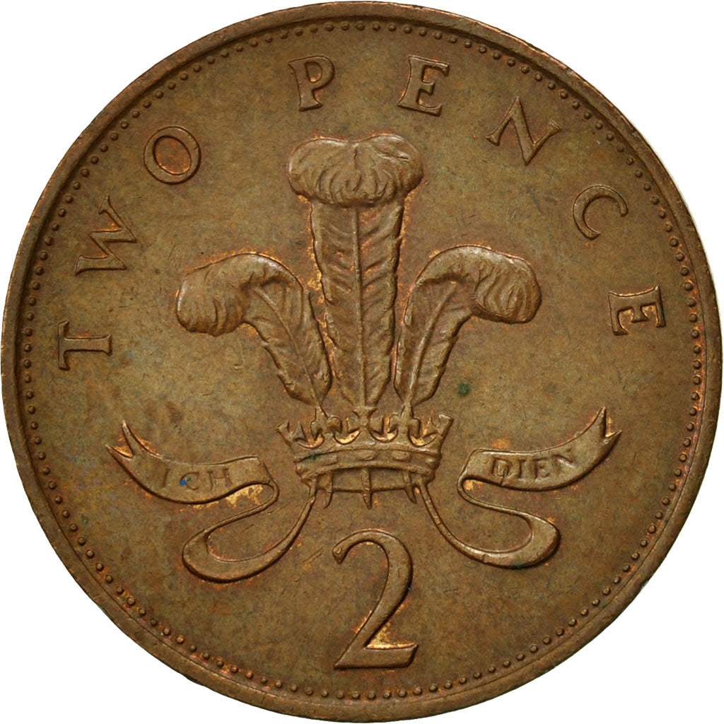 Monnaie, Grande-Bretagne, Elizabeth II, 2 Pence, 1987, TTB, Bronze, KM:936