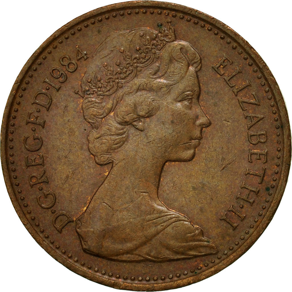 Coin, Great Britain, Elizabeth II, Penny, 1984, EF(40-45), Bronze, KM:927