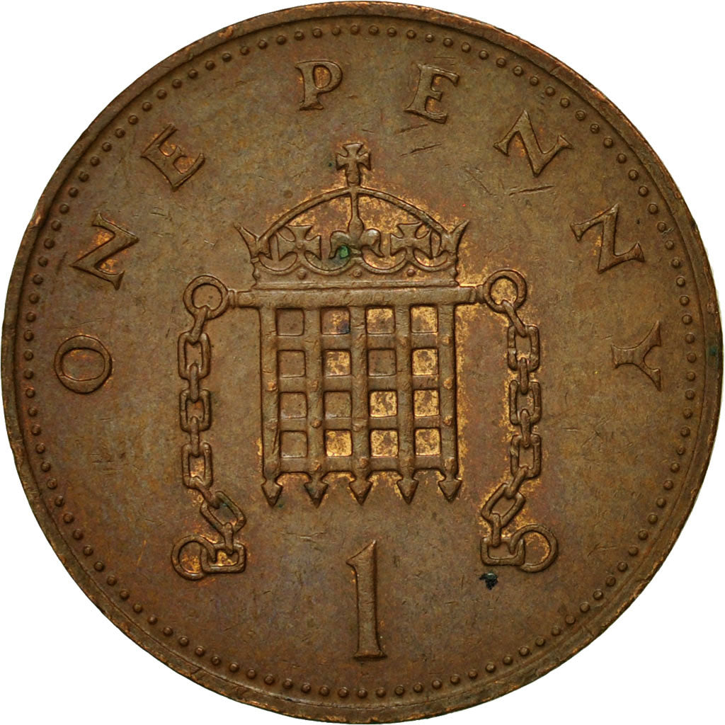 Coin, Great Britain, Elizabeth II, Penny, 1984, EF(40-45), Bronze, KM:927