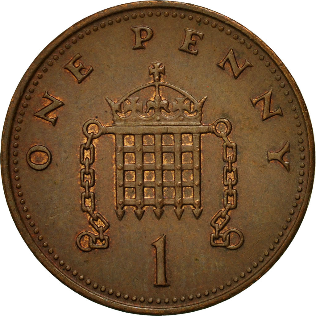 Coin, Great Britain, Elizabeth II, Penny, 1985, EF(40-45), Bronze, KM:935