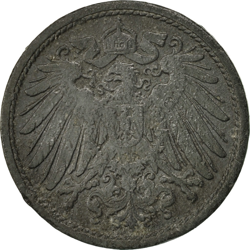 Coin, GERMANY - EMPIRE, 10 Pfennig, 1917, VF(20-25), Iron, KM:20