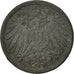 Moneda, ALEMANIA - IMPERIO, 10 Pfennig, 1917, BC+, Hierro, KM:20