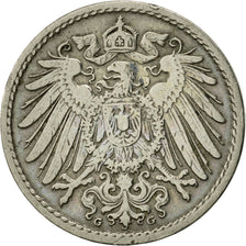 Monnaie, GERMANY - EMPIRE, Wilhelm II, 5 Pfennig, 1898, Karlsruhe, TTB