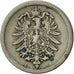 GERMANY - EMPIRE, Wilhelm I, 5 Pfennig, 1874, Muldenhütten, EF(40-45)