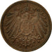 Coin, GERMANY - EMPIRE, Wilhelm II, Pfennig, 1912, Stuttgart, EF(40-45), Copper
