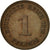 Coin, GERMANY - EMPIRE, Wilhelm II, Pfennig, 1912, Munich, EF(40-45), Copper