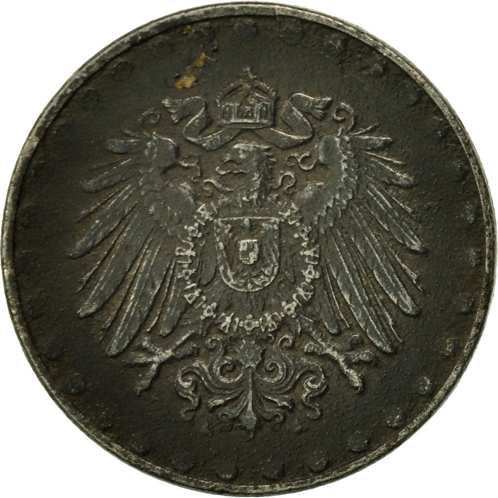 Coin, GERMANY - EMPIRE, 10 Pfennig, 1916, Berlin, EF(40-45), Iron, KM:20