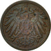 Coin, GERMANY - EMPIRE, Wilhelm II, Pfennig, 1900, Berlin, VF(30-35), Copper