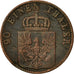Münze, Deutsch Staaten, PRUSSIA, Wilhelm I, 4 Pfennig, 1862, Berlin, S+