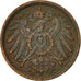 Monnaie, GERMANY - EMPIRE, Wilhelm II, 2 Pfennig, 1908, Stuttgart, TB+, Cuivre