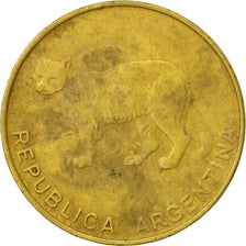 Moneda, Argentina, 5 Centavos, 1985, BC+, Latón, KM:97.1