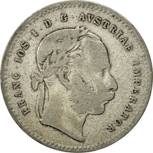 Autriche, Franz Joseph I, 20 Kreuzer, 1868, TB, Argent, KM:2212