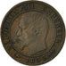 Moneda, Francia, Napoleon III, Napoléon III, Centime, 1853, Rouen, BC+, Bronce