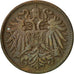 Coin, Austria, Franz Joseph I, 2 Heller, 1893, VF(30-35), Bronze, KM:2801
