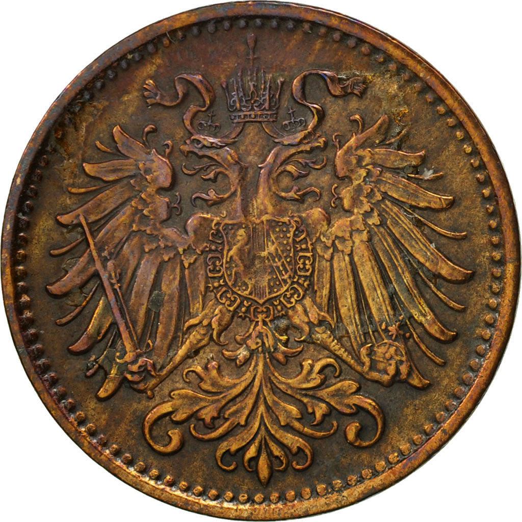 Austria, Franz Joseph I, Heller, 1901, VF(30-35), Bronze, KM:2800