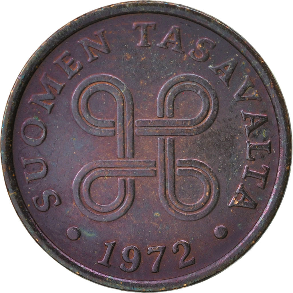 Coin, Finland, 5 Pennia, 1972, VF(30-35), Copper, KM:45