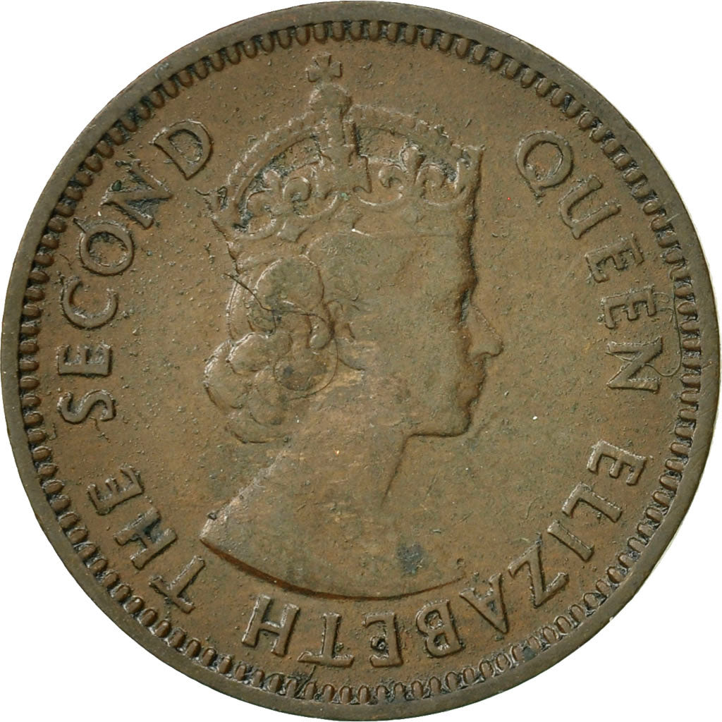 Coin, Cyprus, 3 Mils, 1955, VF(30-35), Bronze, KM:33