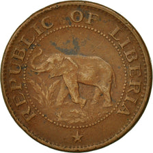 Moneda, Liberia, Cent, 1972, BC+, Bronce, KM:13