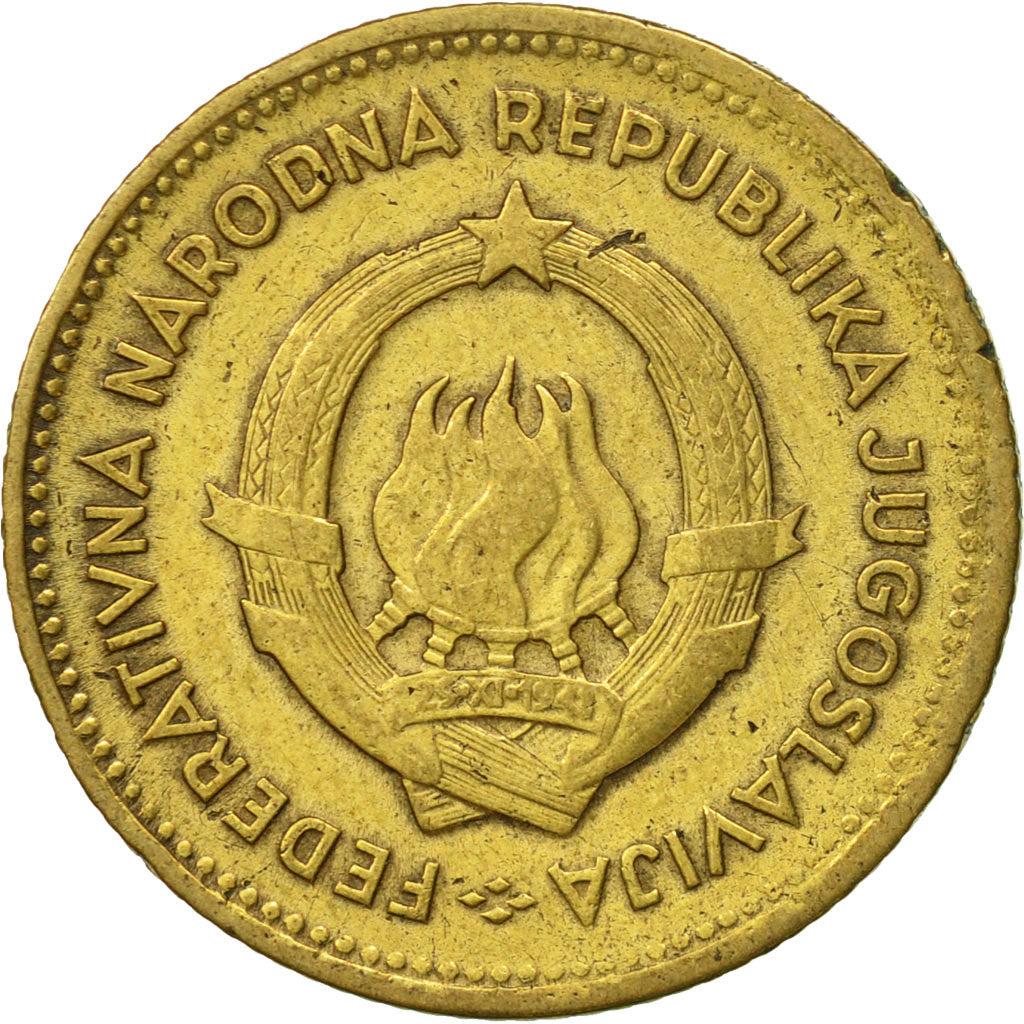 Coin, Yugoslavia, 10 Dinara, 1955, EF(40-45), Aluminum-Bronze, KM:33