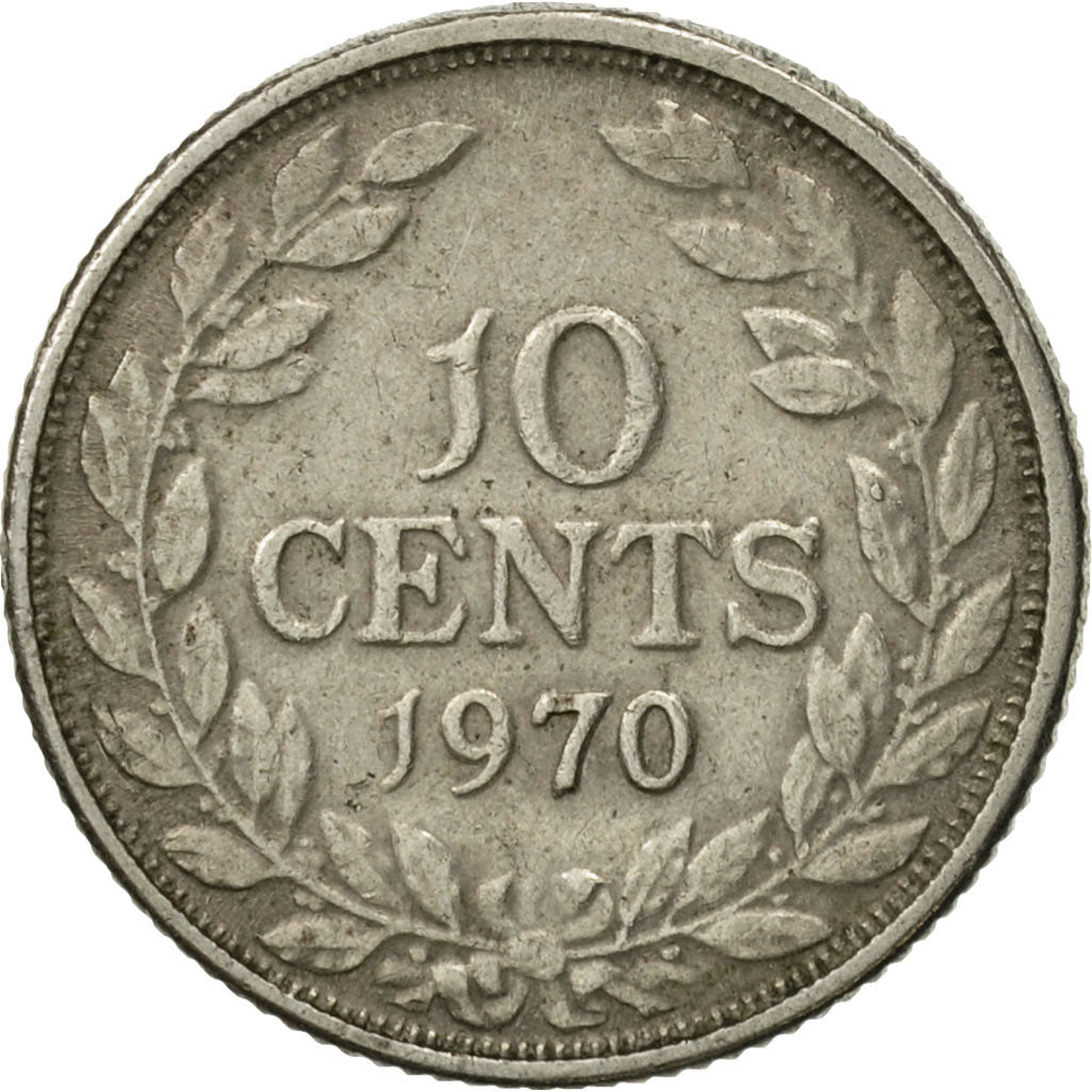 Coin, Liberia, 10 Cents, 1970, EF(40-45), Copper-nickel, KM:15a.2