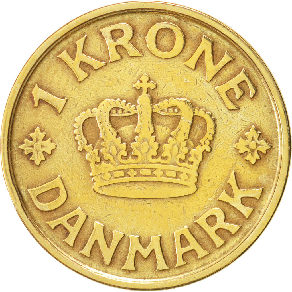 Denmark, Christian X, Krone, 1925, Copenhagen, KM:824.1