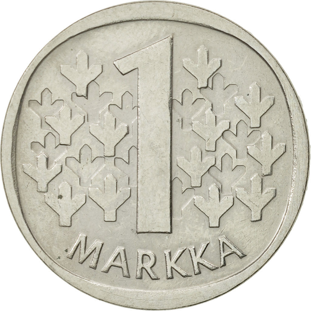Coin, Finland, Markka, 1972, AU(50-53), Copper-nickel, KM:49a