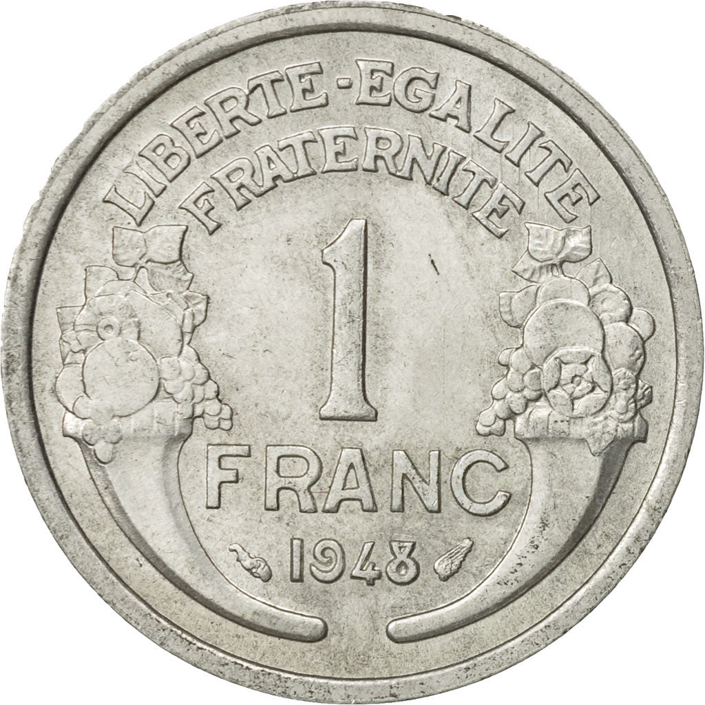 Monnaie, France, Morlon, Franc, 1948, Paris, TTB+, Aluminium, KM:885a.1