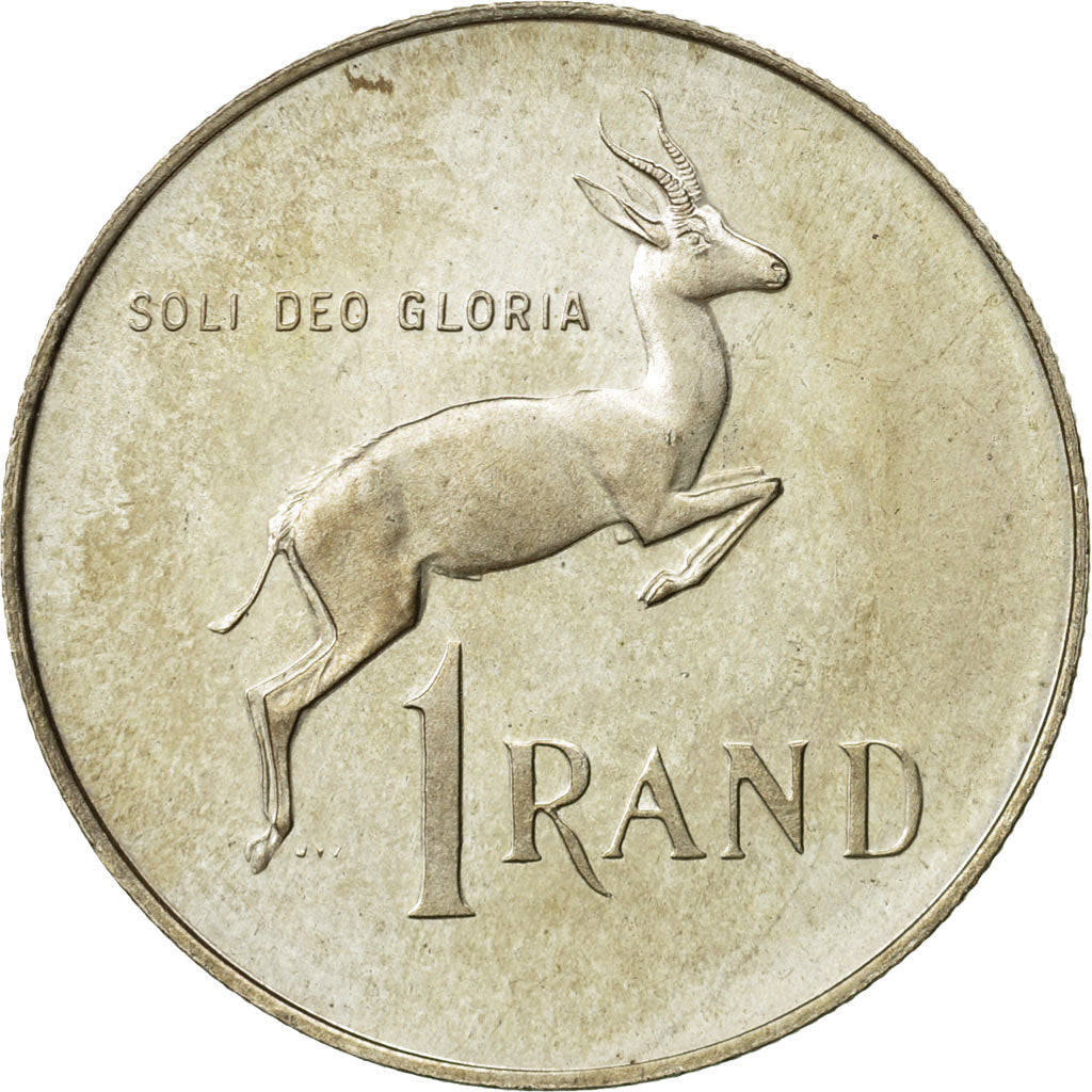 South Africa, Rand, 1975, AU(50-53), Silver, KM:88