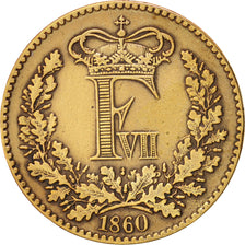 Münze, Dänemark, Frederik VII, Skilling Rigsmont, 1860, Copenhagen, SS