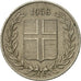 Moneda, Islandia, 25 Aurar, 1958, MBC+, Cobre - níquel, KM:11