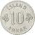 Moneda, Islandia, 10 Aurar, 1970, EBC, Aluminio, KM:10a
