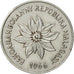 Coin, Madagascar, 5 Francs, Ariary, 1966, Paris, AU(50-53), Stainless Steel
