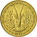 French West Africa, 10 Francs, 1957, AU(50-53), Aluminum-Bronze, KM:8