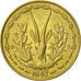 French West Africa, 10 Francs, 1957, AU(50-53), Aluminum-Bronze, KM:8